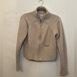 2003 Y2K Adidas Wool Zip sweater